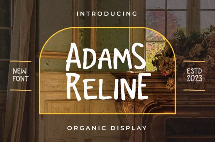 Adams Reline Font