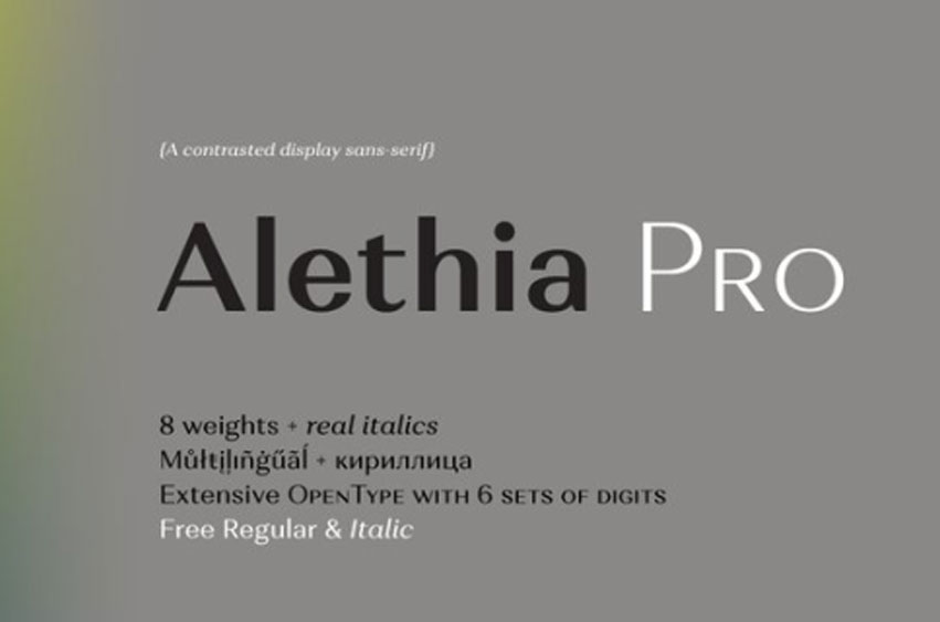 Alethia Pro Font