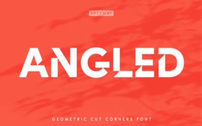 Angled Font