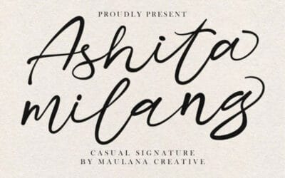 Ashitamilang Font