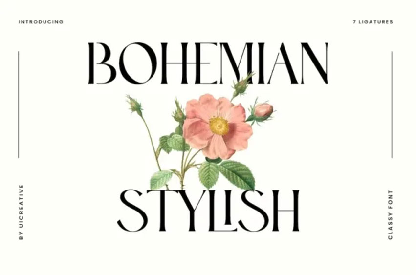 Bohemian Stylish Font