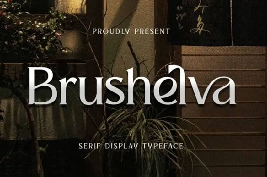 Brushelva Font