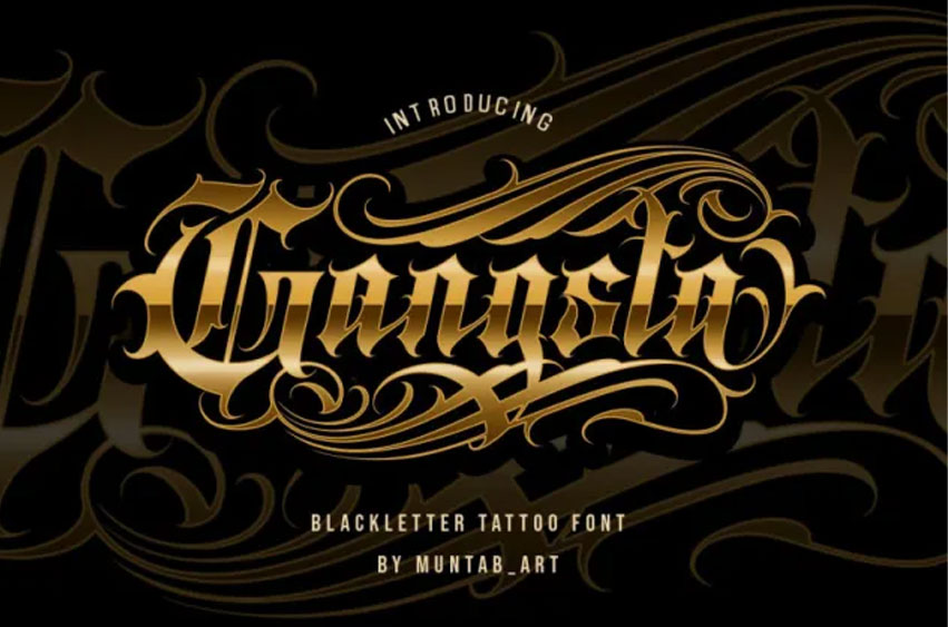 Gangsta Font