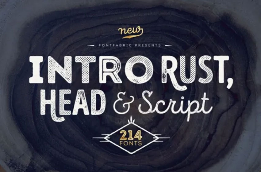 Intro Rust Font