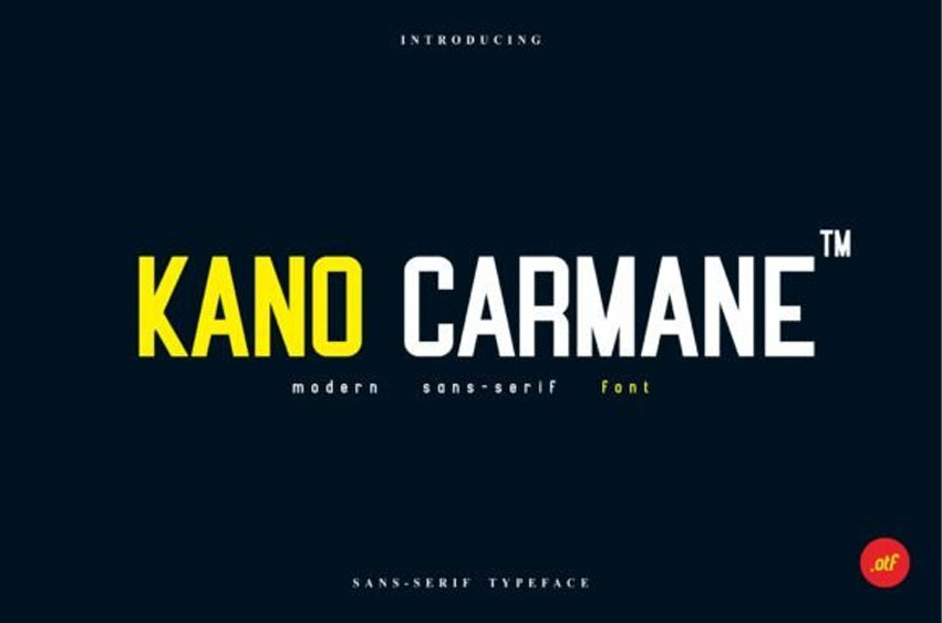 Kano Carmane Font