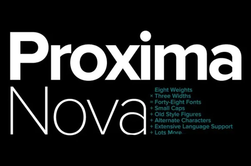 Proxima Nova Font