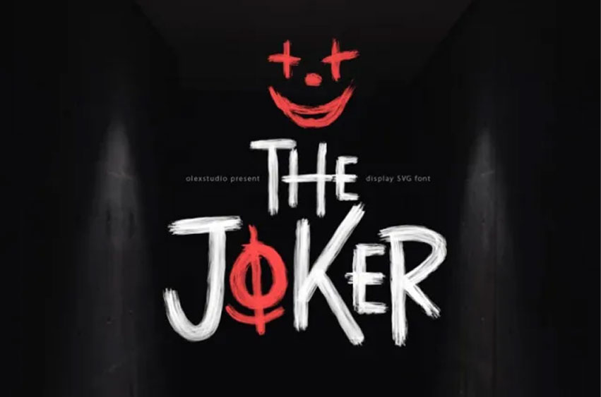 The Joker Font