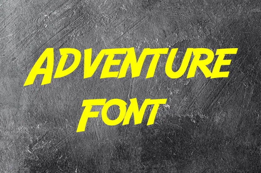 Adventure Font