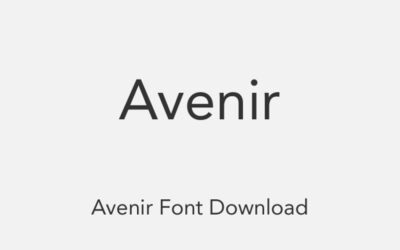 Avenir Font