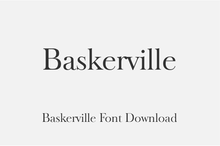 Baskerville Font