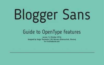 Blogger Sans Font