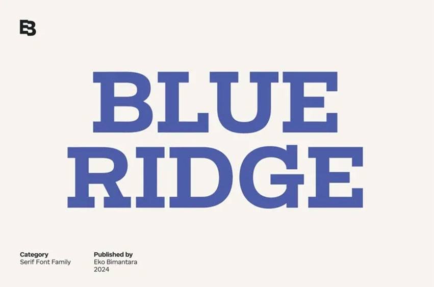 Blue Ridge Font