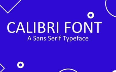 Calibri Font