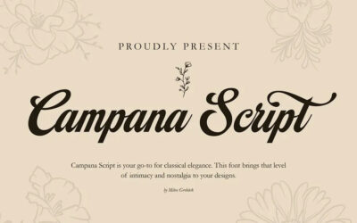 Campana Script Font