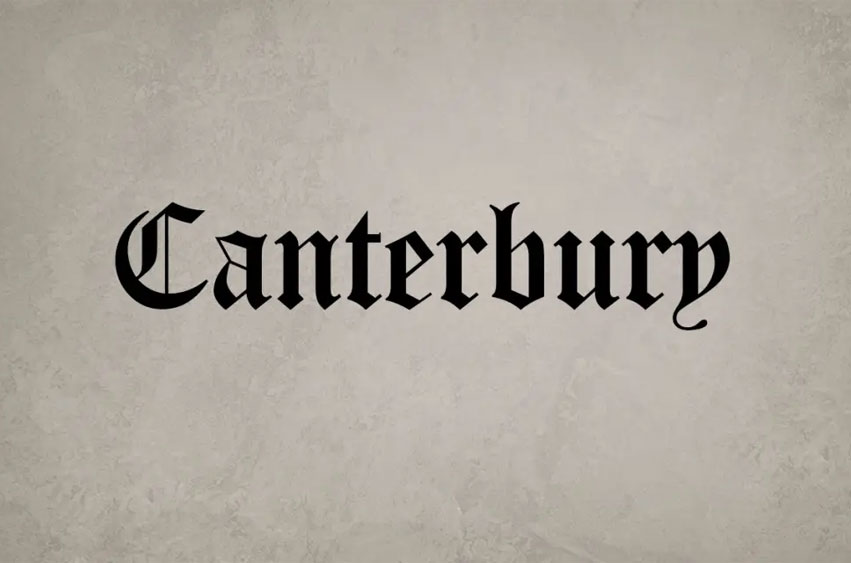 Canterbury Font