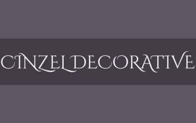 Cinzel Decorative Font