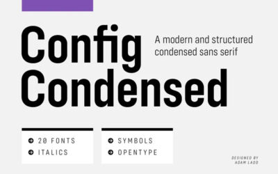 Config Condensed Font