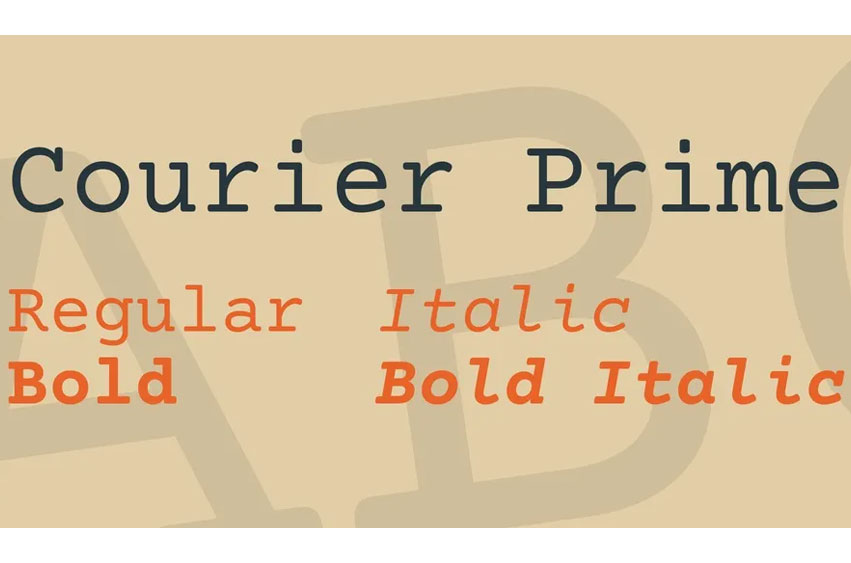 Courier Prime Font