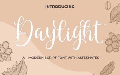 Daylight Script Font