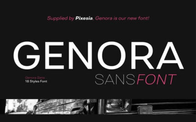 Genora Sans Font