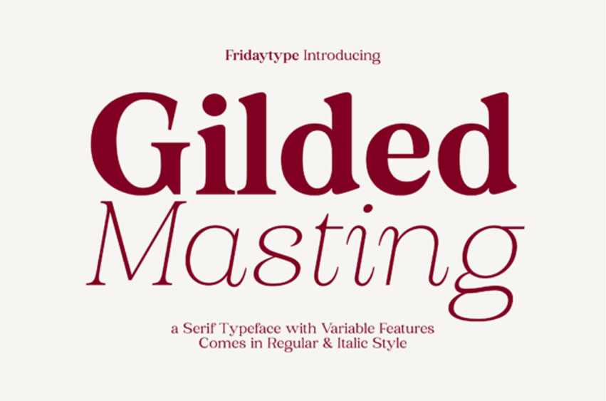 Gilded Masting Font