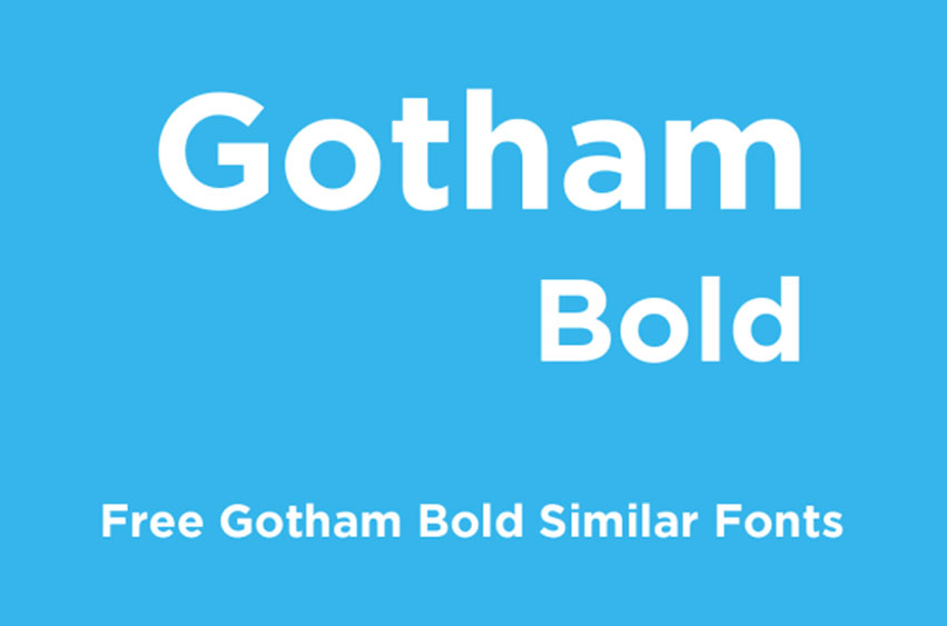 Gotham Bold Font