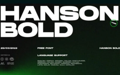 Hanson Bold Font