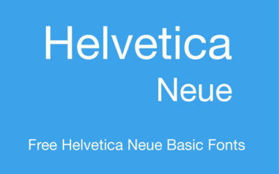 Helvetica Neue Font