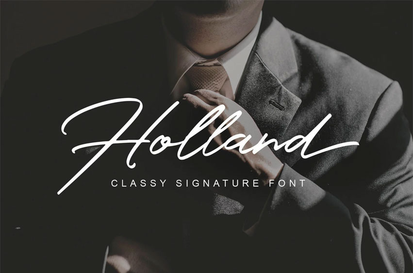 Holland Classy Font