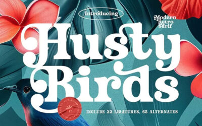 Husty Birds Font