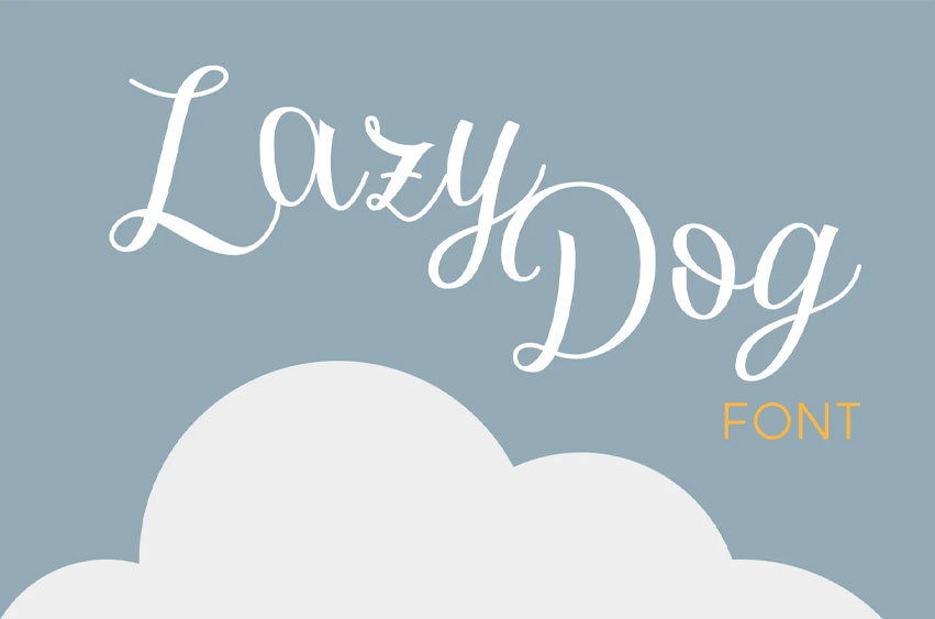 Lazy Dog Font