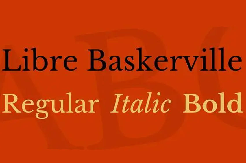 Libre Baskerville Font