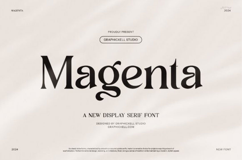 Magenta Font