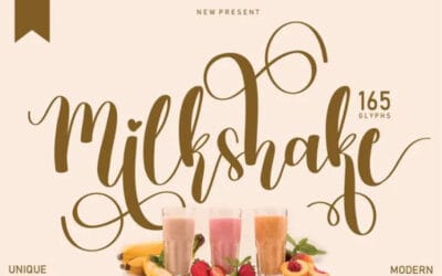 Milkshake Font