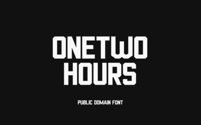 One Two Hours Font