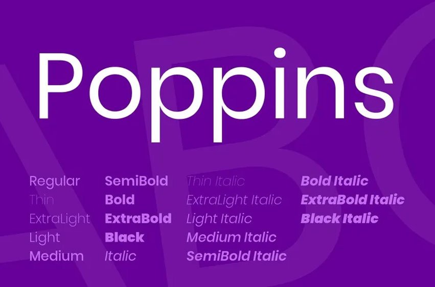 Poppins Font