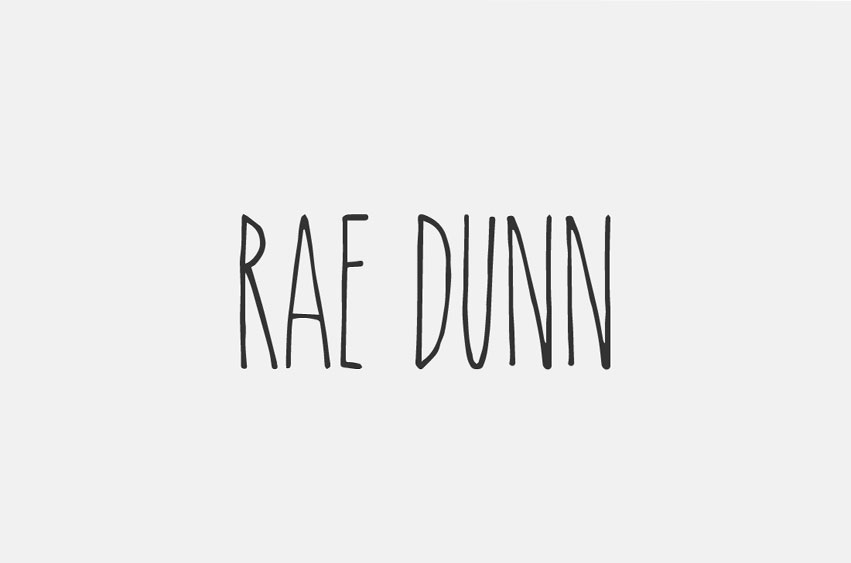 Rae Dunn Font