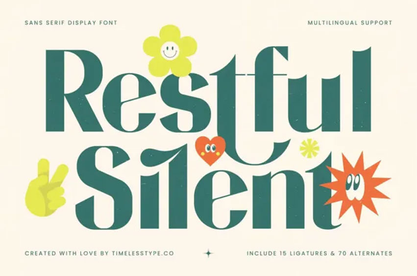 Restful Silent Font