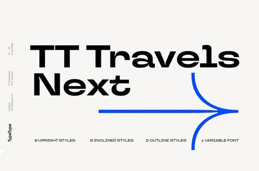 TT Travels Next Font
