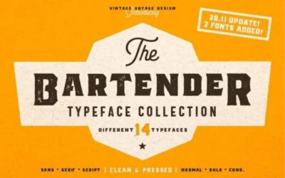 The Bartender Font