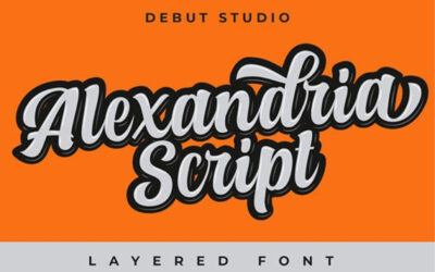 Alexandria Script Font