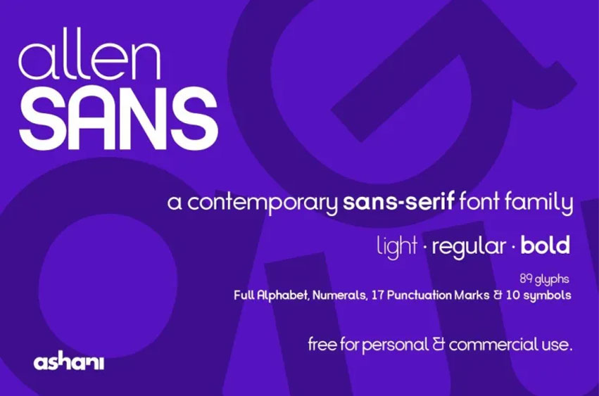 Allen Sans Font