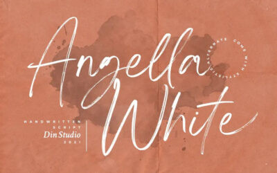 Angella White Font