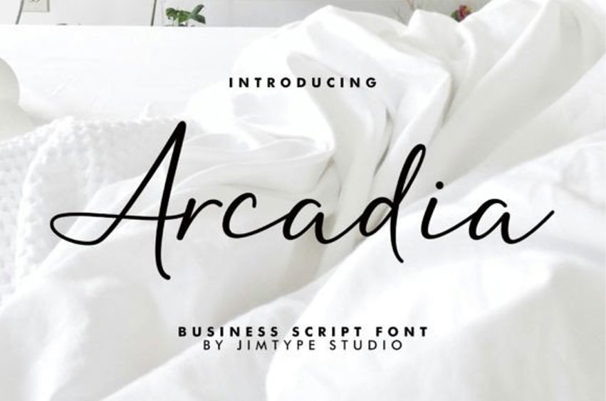 Arcadia Font