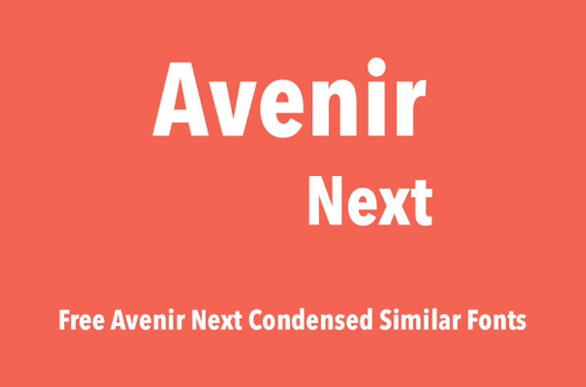 Avenir Next Condensed Font