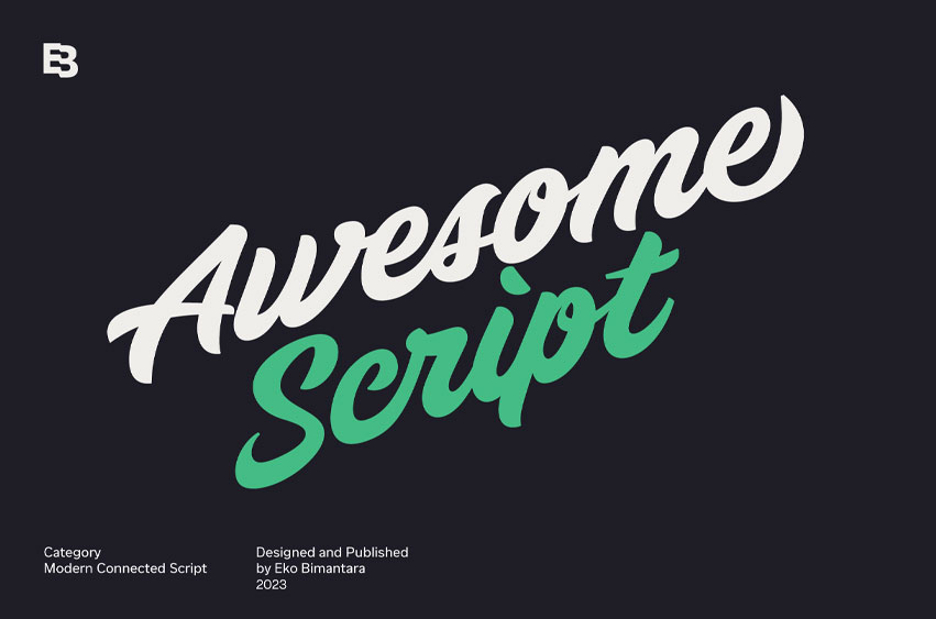 Awesome Script Font