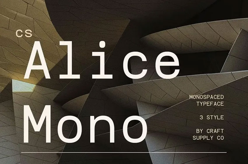 CS Alice Mono Font