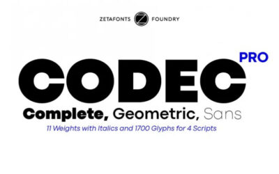 Codec Pro Font