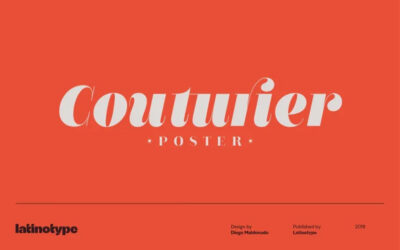 Couturier Poster Font