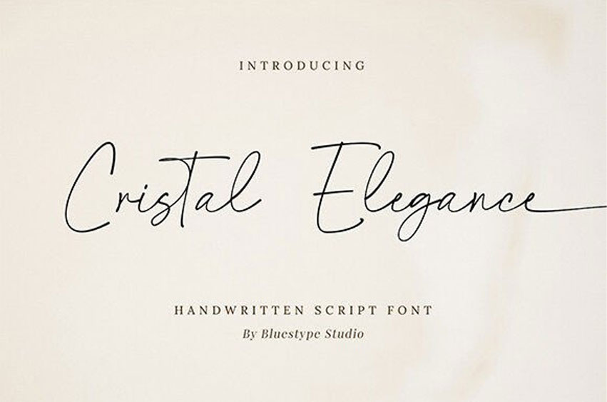 Cristal Elegance Font